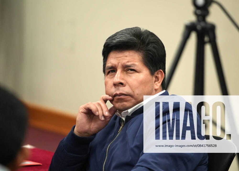 (251128) -- LIMA, Nov. 28, 2025 -- Former Peruvian President Pedro Castillo attends the trial against him in Lima, Peru, Nov. 27, 2025. Castillo was sentenced Thursday to 11 years, five months and 15 days in prison on charges of rebellion and conspiracy stemming from his failed attempt to dissolve the Congress in December 2022. (Str Xinhua) PERU-LIMA-FORMER PRESIDENT-SENTENCE stringer