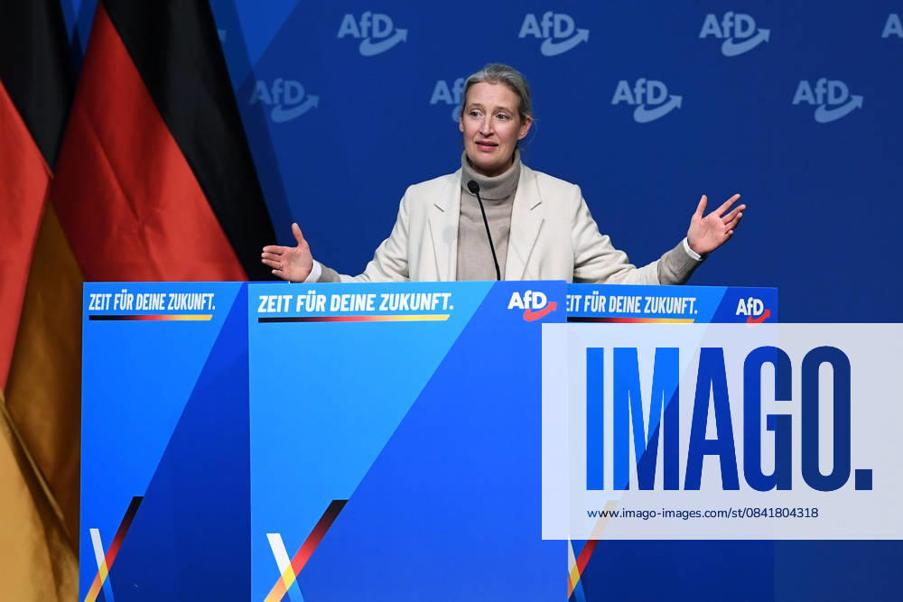 Foundation of the AfD youth organization on 29 11 2025 in the Hessenhallen in Gießen Dr Alice Weidel Federal Spokesperson AfD xRx