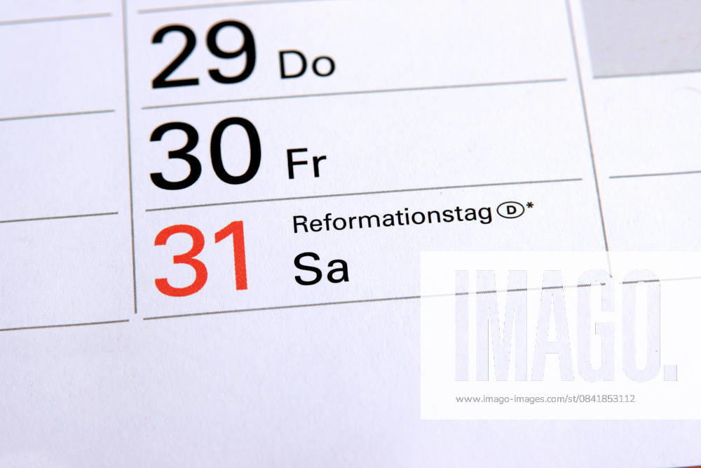 31. Oktober ist Reformationstag 31. Oktober ist Reformationstag (License=RF)