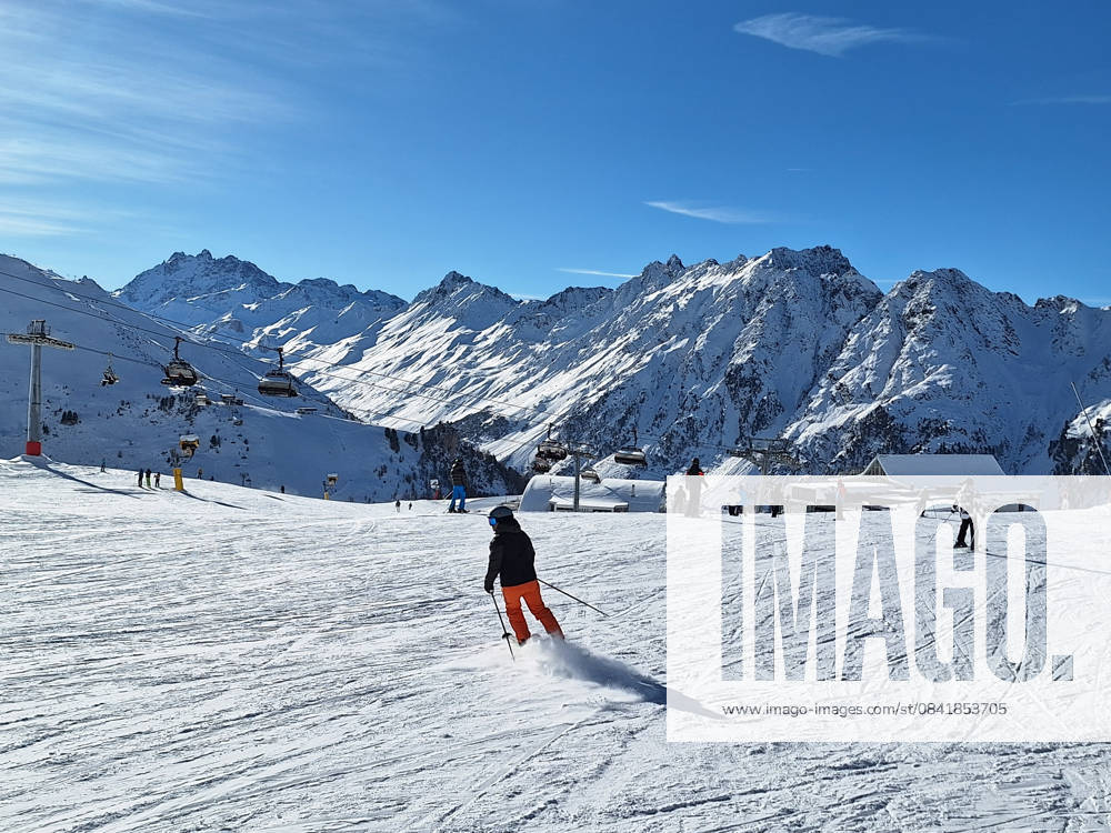 Ischgl, Samnaun theme picture ski resort Silvretta Arena Ischgl, Samnaun in the alpine region Paznaun, opening, season opening, season start 2025 2026 in Austria theme picture