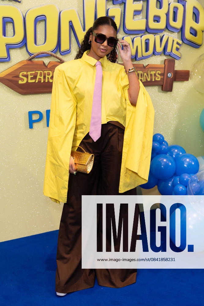 Vanessa Sam aka Inspiring Vanessa attends The SpongeBob Movie, Search for SquarePants UK Gala Film Screening at Odeon Luxe, Leicester Square. London United Kingdom - ZUMAs197 20251130_aaa_s197_124