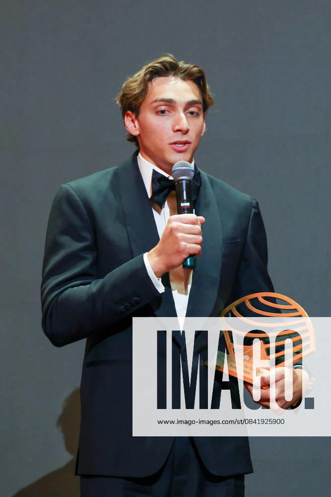 Swedish pole vaulter Armand Duplantis during the World Athletics Awards 2025 in Monaco, on November 30, 2025 Claudia Albuquerque Bestimage Celebs during the World Athletics Awards 2025 in Monaco, on November 30, 2025 Monaco Monaco Monaco