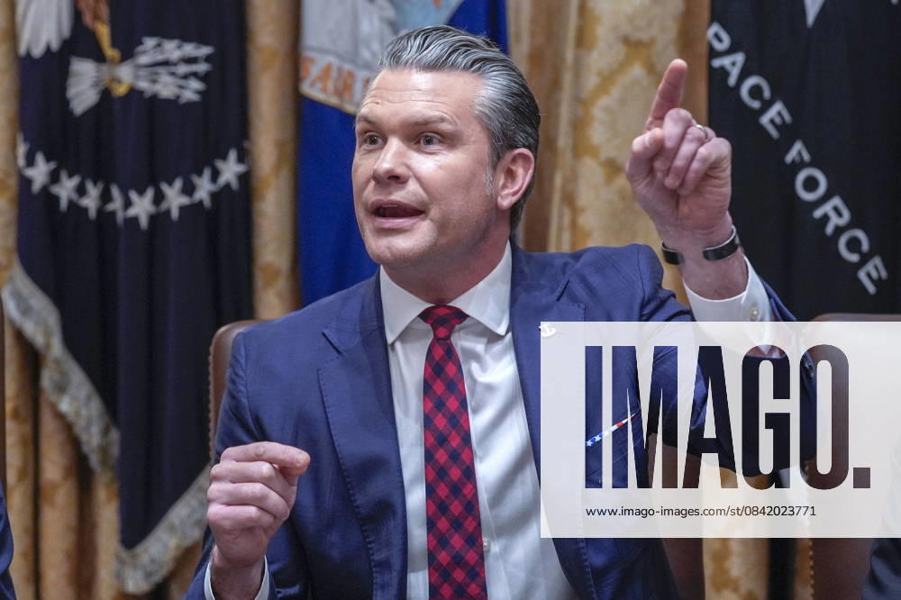 United States Secretary of Defense Pete Hegseth answers a reporter s question during a Cabinet meeting in the Cabinet Room of the White House in Washington, DC on Tuesday, December 2, 2025. WAX2025120213ab YurixGripas