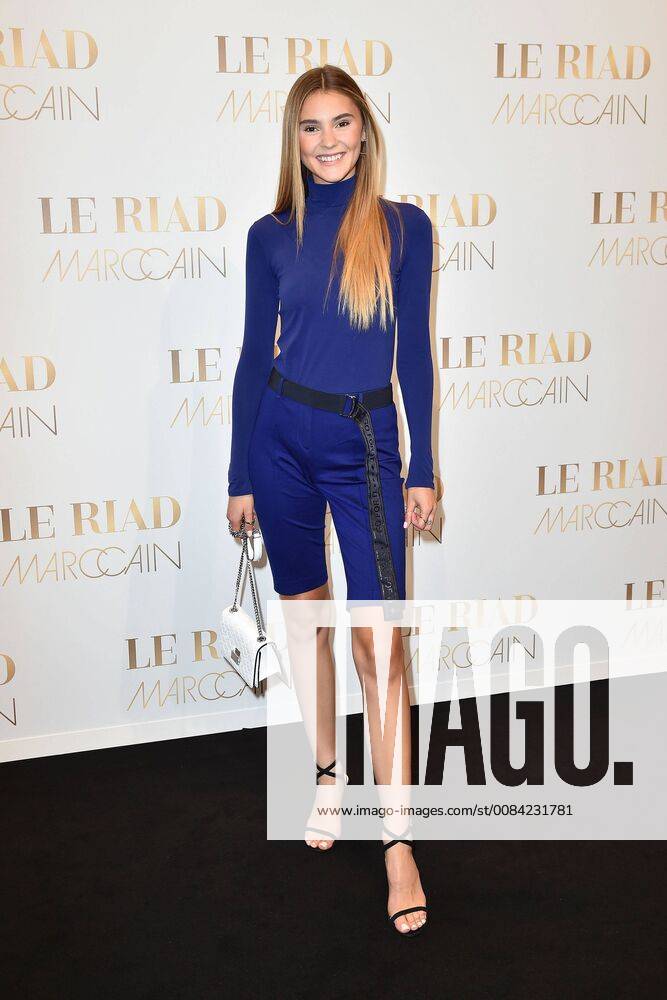 Stefanie Giesinger arriving at the Marc Cain fashion show on 3 07 2018 as part of the MBFW Fashion Week Spring Summer 2018 in Berlin MBFW Fashion Week 2018 July in Berlin Marc Cain Fashion Show