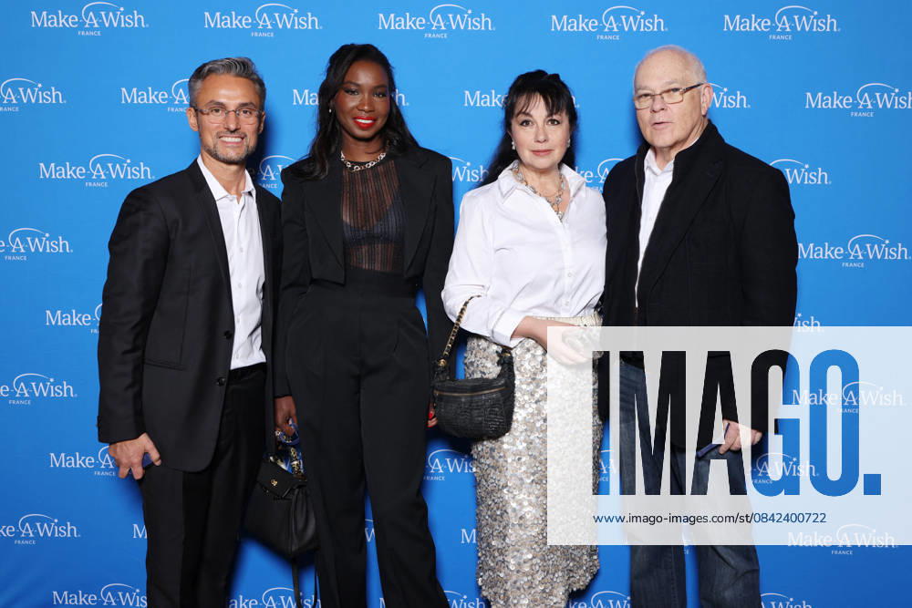 Exclusive - Make a Wish Gala - Paris Exclusive - Jeremy Medjana and his wife, Boris Lelchitski and Yelena Lelchitski attends Make a Wish Gala in Paris, France on December 08, 2025. Photo by Jerome Domine ABACAPRESS.COM France