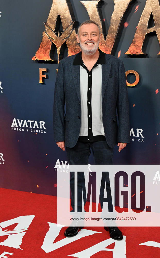 Premiere of the film Avatar Fire and Ash Pablo Carbonell attends the premiere of the new Avatar Fire and Ash which celebrates its premiere at Kinepolis Ciudad de la Imagen, on December 9, 2025, in Madrid Spain With Avatar Fire and Ash, James Cameron takes audiences back to Pandora in an immersive new adventure featuring Marine turned Na vi leader Jake Sully Sam Worthington, Na vi warrior Neytiri Zoe Saldana and the Sully family CINEMA PREMIERE PEOPLE FILM José Madrid Madrid Espana