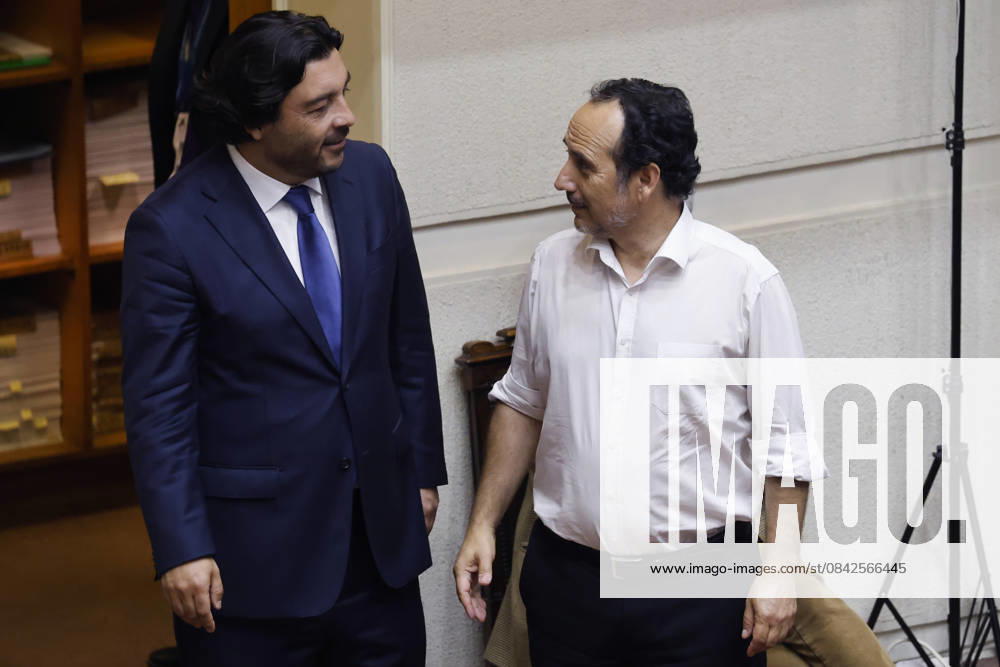 Congressman Raul Leiva and Senator Daniel Nunez during the Senate Session Sebastian Cisternas Aton Chile, Valparaiso Chile Aton 1110875