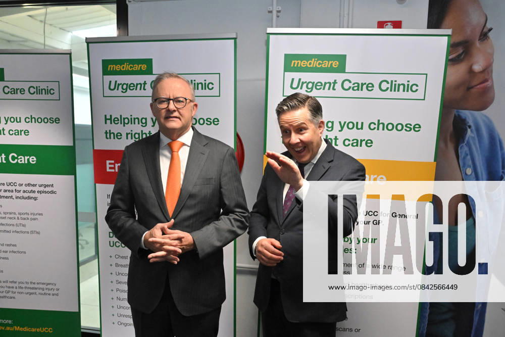ANTHONY ALBANESE MEDICARE CLINIC VISIT, Prime Minister Anthony Albanese and Minister for Health Mark Butler visit the newly opened Marrickville Medicare Urgent Care Clinic in Sydney, Thursday, December 11, 2025. ( NO ARCHIVING SYDNEY NEW SOUTH WALES AUSTRALIA