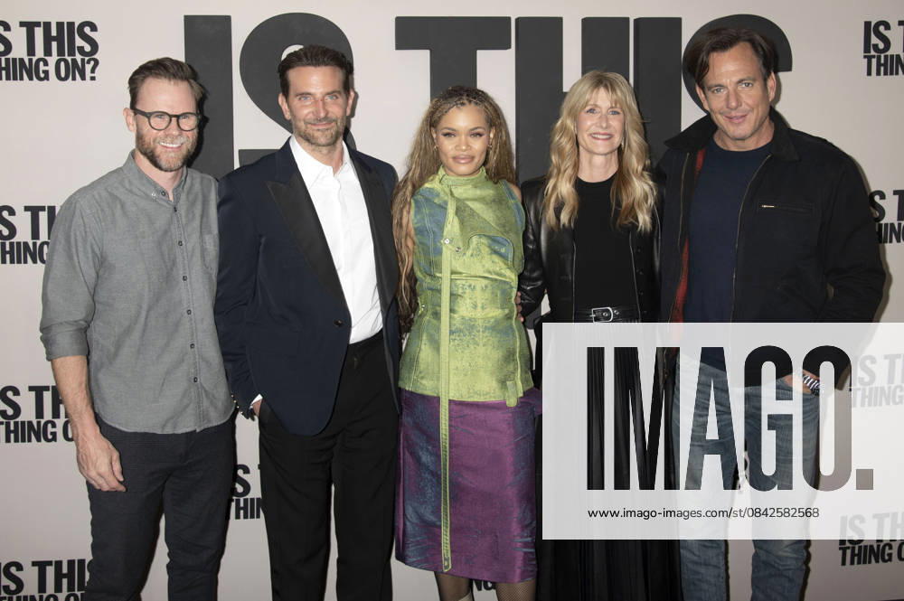 Weston Middleton, Bradley Cooper, Andra Day, Laura Dern and Will Arnett at the special screening of the movie Is This Thing On at the DGA Theater New York, 10 12 2025 Foto:xB.xFuturexImagex thing_5245