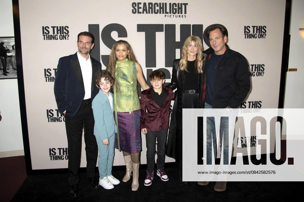 Bradley Cooper, Calvin Knegten, Andra Day, Blake Kane, Laura Dern and Will Arnett at the special screening of the movie Is This Thing On at the DGA Theater New York, 10 12 2025 Foto:xB.xFuturexImagex thing_5249