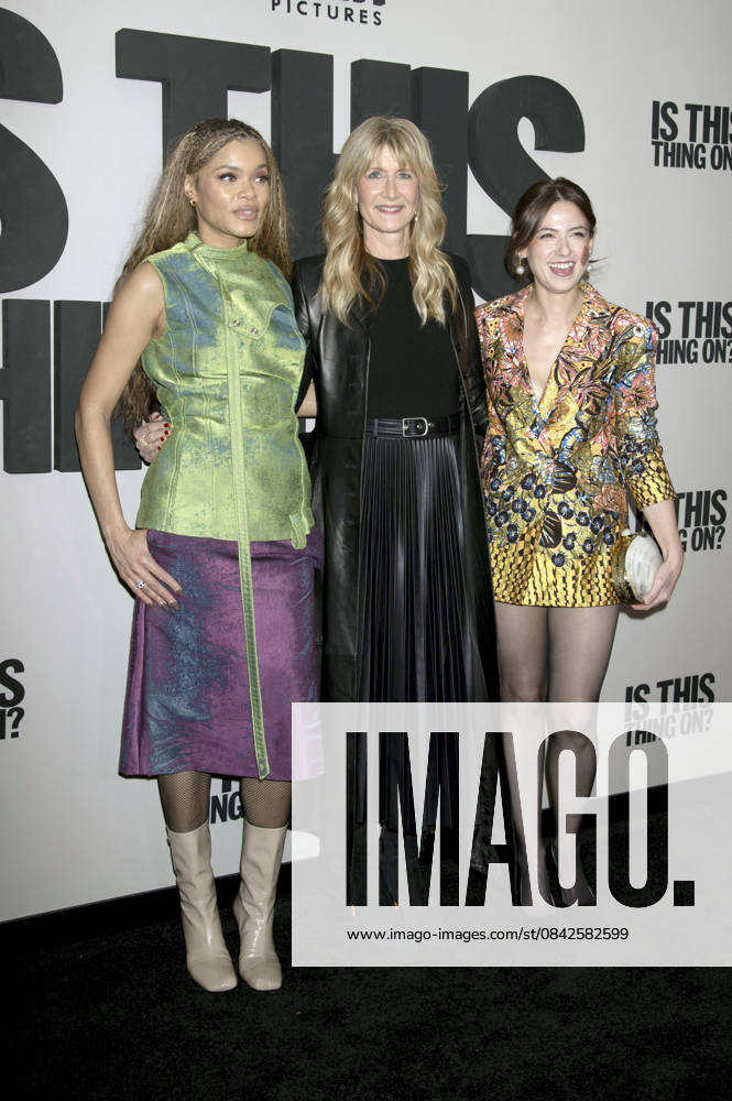 Andra Day, Laura Dern and Chloe Radcliffe at the special screening of the movie Is This Thing On at the DGA Theater New York, 10 12 2025 Foto:xB.xFuturexImagex thing_5255