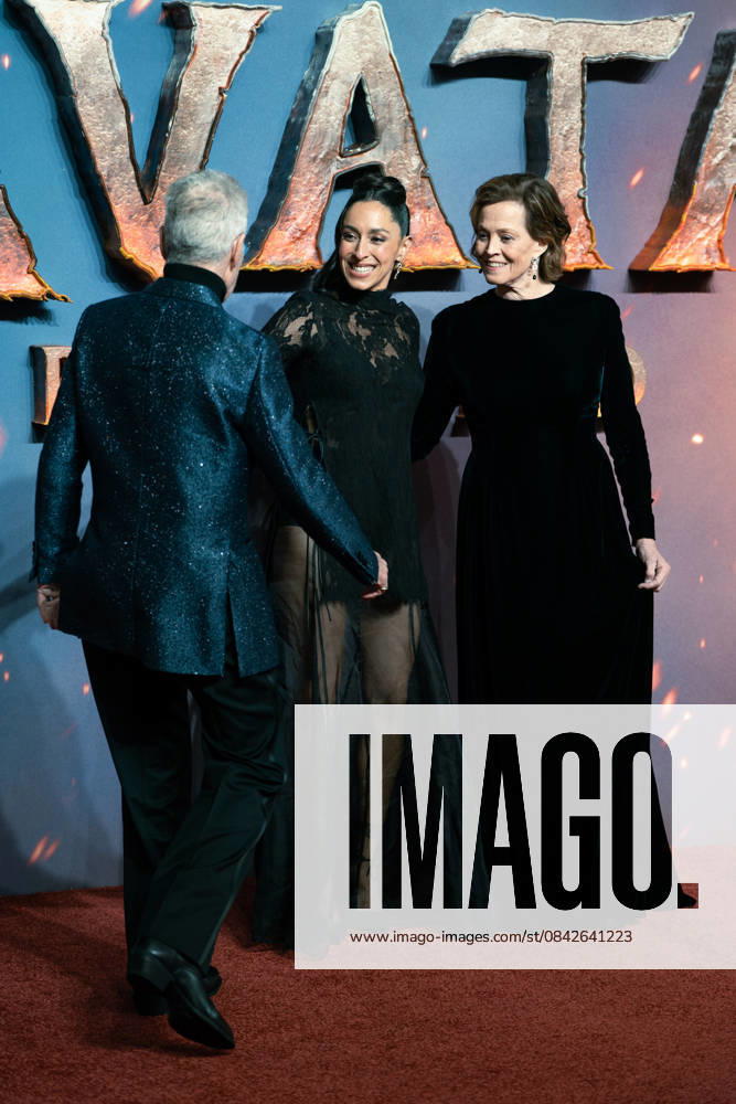 Avatar: Fire And Ash UK Premiere - Arrivals Stephen Lang, Oona Chaplin and Sigourney Weaver attend the Avatar: Fire And Ash UK Premiere at BFI IMAX Waterloo, Credit:Lounis Tiar Avalon United Kingdom, London, BFI Imax Waterloo