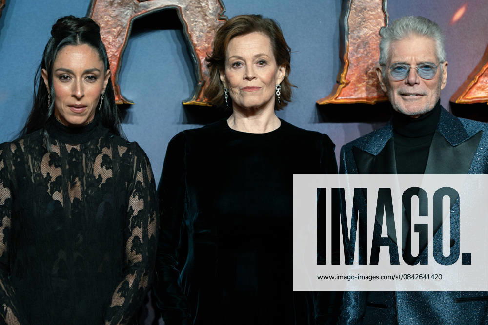 Avatar: Fire And Ash UK Premiere - Arrivals Stephen Lang, Oona Chaplin and Sigourney Weaver attend the Avatar: Fire And Ash UK Premiere at BFI IMAX Waterloo, Credit:Lounis Tiar Avalon United Kingdom, London, BFI Imax Waterloo