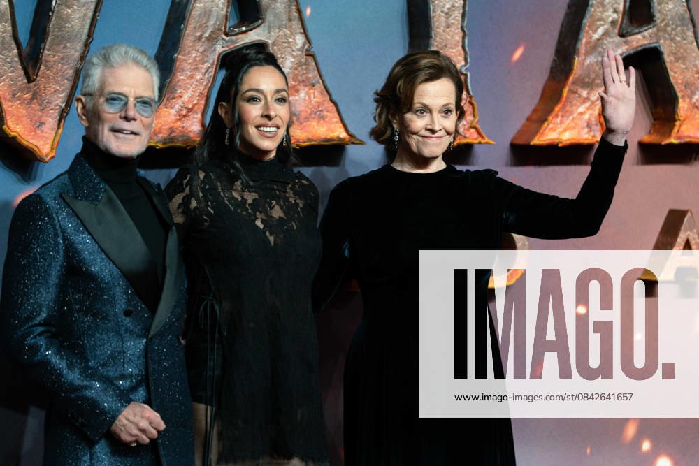 Avatar: Fire And Ash UK Premiere - Arrivals Stephen Lang, Oona Chaplin and Sigourney Weaver attend the Avatar: Fire And Ash UK Premiere at BFI IMAX Waterloo, Credit:Lounis Tiar Avalon United Kingdom, London, BFI Imax Waterloo