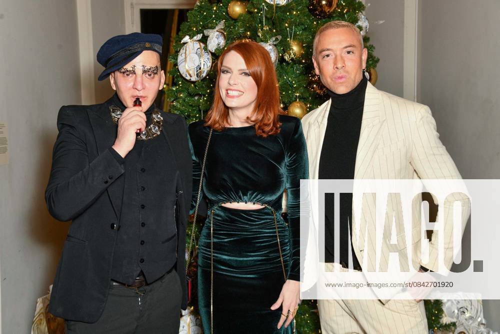 HFC Christmas Party - Paris Ali Mahdavi, Elodie Frégé, Maxime Dereymez attend the HFC (Haute Fragrance Company) Christmas Party at the Musée des Arts décoratifs in Paris on December 11, 2025. Photo by Shootpix ABACAPRESS.COM Paris France