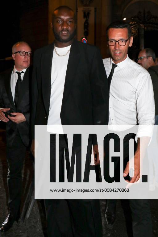 Paris Fashion Week. Sortie des invites du Gala de la Vogue Paris Foundation. Virgil Abloh. 228176 2018-07-03 Etats-Unis