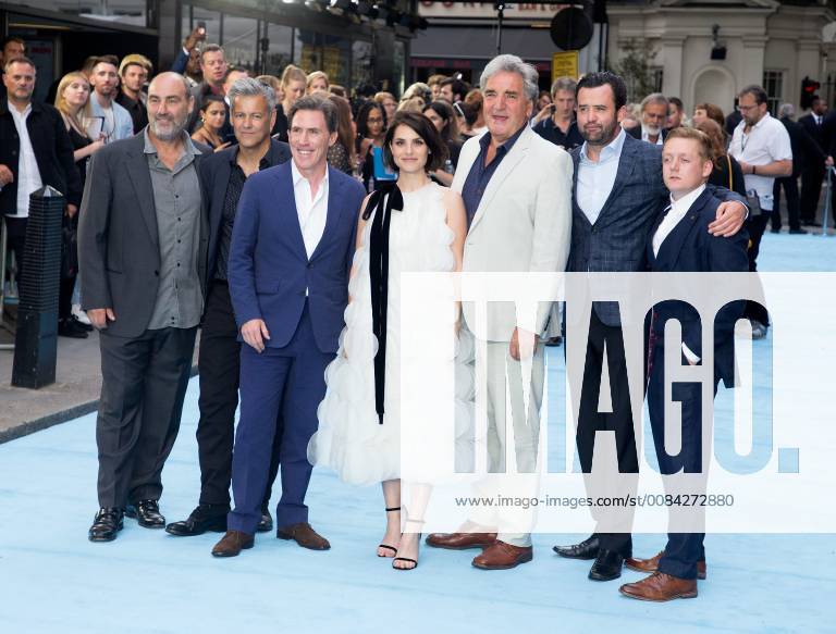Oliver Parker, Rupert Graves, Rob Brydon, Charlotte Riley, Jim Cater, Tom Hardy, Daniel Mays and Thomas Turgoose attend the London premiere of Swimming With Men at Curzon Mayfair Cinema in London. JULY 4th 2018 SMOx182475