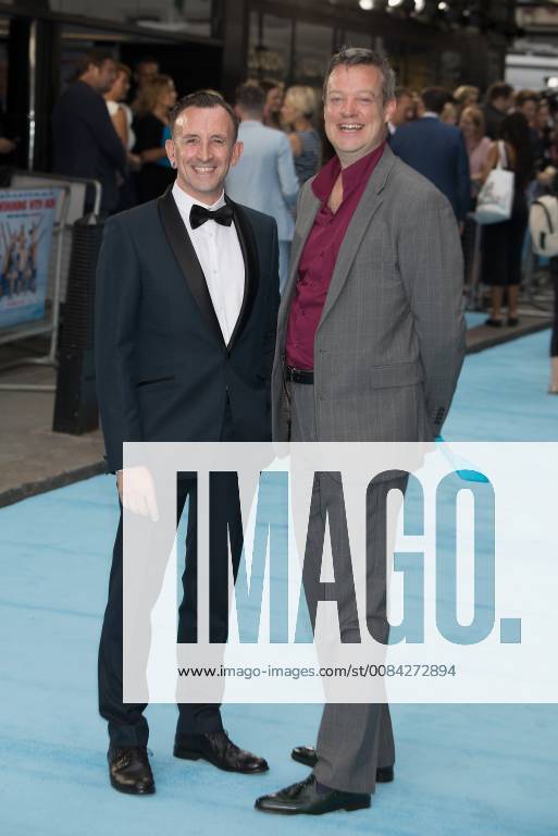 Chris Jepson and Ronan Daley attend the London premiere of Swimming With Men at Curzon Mayfair Cinema in London. JULY 4th 2018 SMOx182475