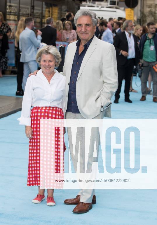 Imelda Staunton and Jim Carter attend the London premiere of Swimming With Men at Curzon Mayfair Cinema in London. JULY 4th 2018 SMOx182475