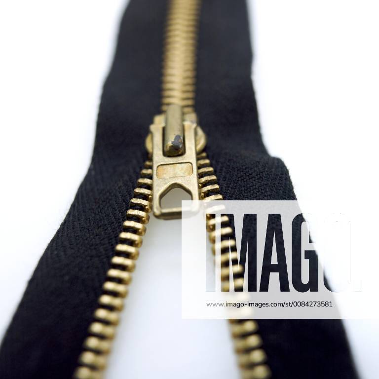 Black Zipper Studio Shot Still