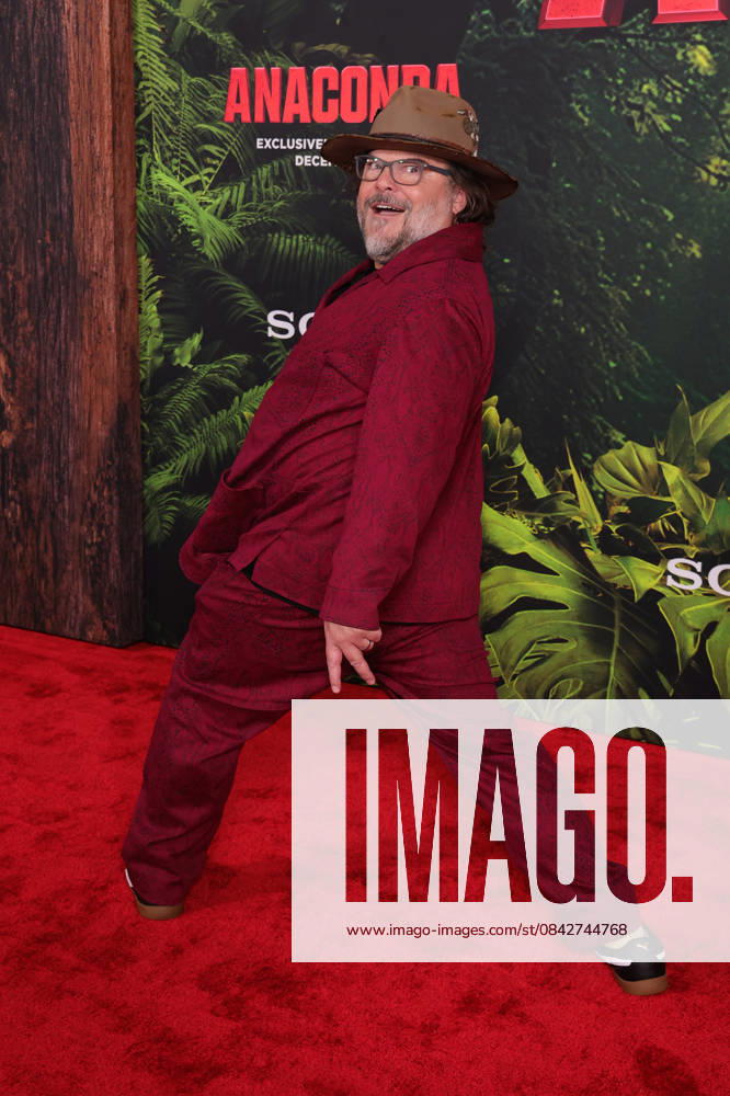 Los Angeles, California - Jack Black. Los Angeles Premiere Of Columbia Pictures Anaconda held at The United Theater on Broadwayl.in Los Angeles. Los Angeles USA - ZUMAa123 20251213_zaa_a123_005