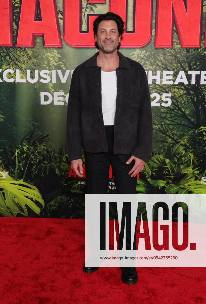Los Angeles, California - Maksim Chmerkovskiy. Los Angeles Premiere Of Anaconda held at The United Theater on Broadway. Los Angeles USA - ZUMAa123 20251213_zaa_a123_271