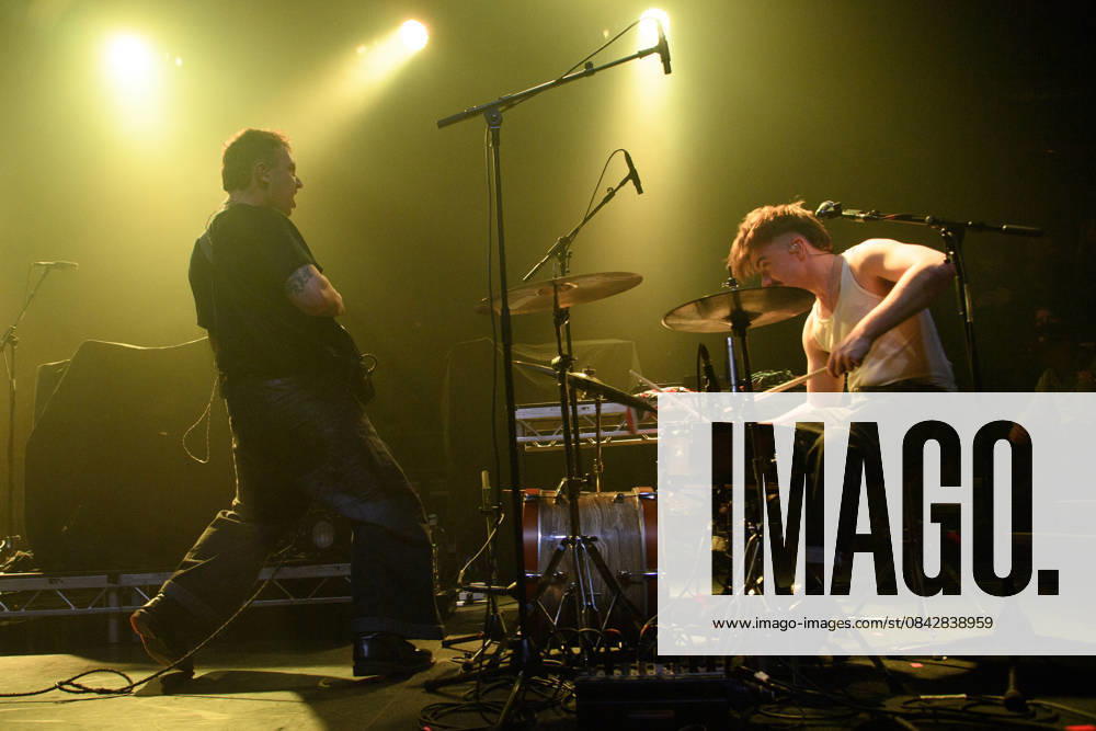 GANS Perform at Koko, London Bassist vocalist Tom Rhodes and Drummer vocalist Euan Woodman of english punk duo GANS performs at Koko in London, England, UK on Monday 15 December 2025., Credit:Justin Ng Avalon UK, England, London, Koko