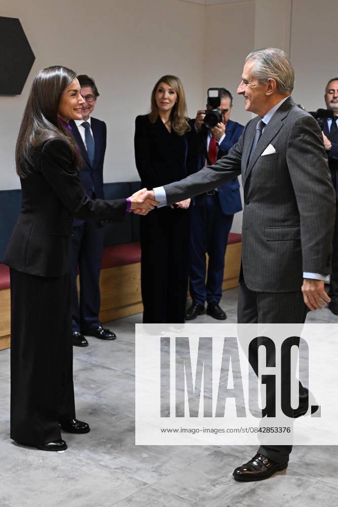 Queen Letizia chairs the meeting of the Board of Trustees of the FAD Youth Foundation Europa Press Executive Chairman, Asís Martín de Cabiedes, greets Queen Letizia at the meeting of the Board of Trustees of the FAD Youth Foundation, December 16, 2025, in Madrid Spain The meeting will address the issue of digital security for youth QUEEN LETIZIA FAD YOUTH DECEMBER 16, 2025 José Madrid Madrid Madrid Spain