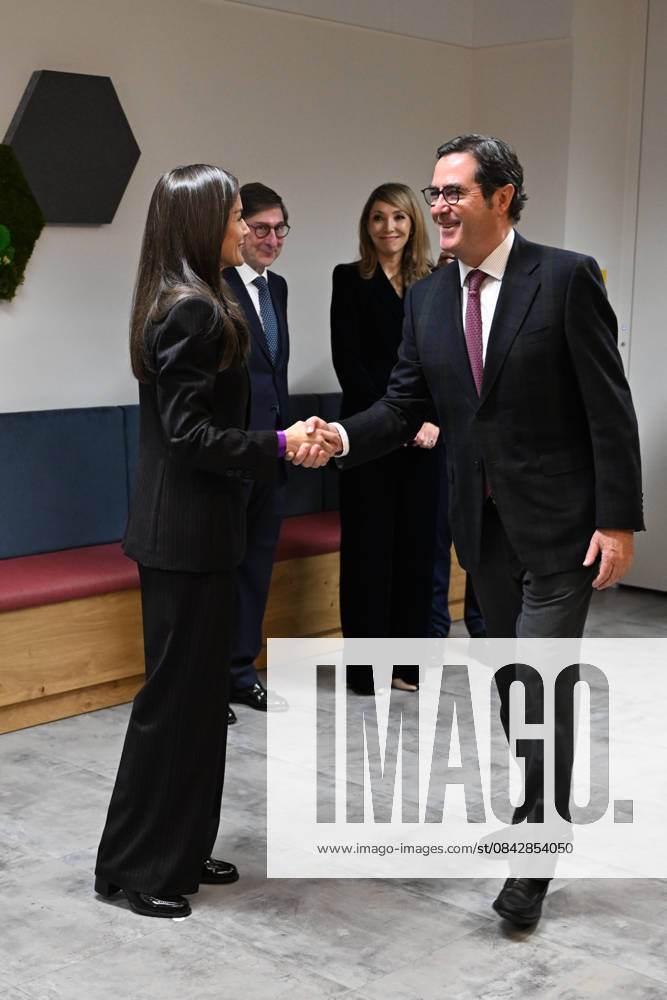 Queen Letizia chairs the meeting of the Board of Trustees of the FAD Youth Foundation Queen Letizia greets the president of the CEOE, Antonio Garamendi, upon her arrival at the meeting of the Board of Trustees of the FAD Youth Foundation , on December 16, 2025, in Madrid Spain Dona Letizia, Honorary President of the FAD Youth Foundation, chairs the meeting of the Board of Trustees of the institution, which will address the issue of digital security for youth QUEEN LETIZIA FAD YOUTH 16 DECEMBER 2025 José Madrid Madrid Spain
