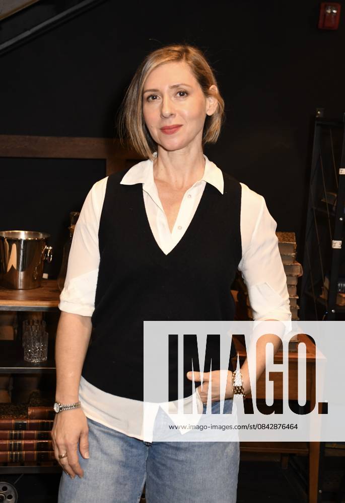 NEW YORK, NY - DECEMBER 16: Miriam Silverman at the Audible Theaters world premiere preview of The Disappear, a new comedy opening in January 2026 at Sheen Center Frank Shiner Theater on December 16, 2025 in New York City.