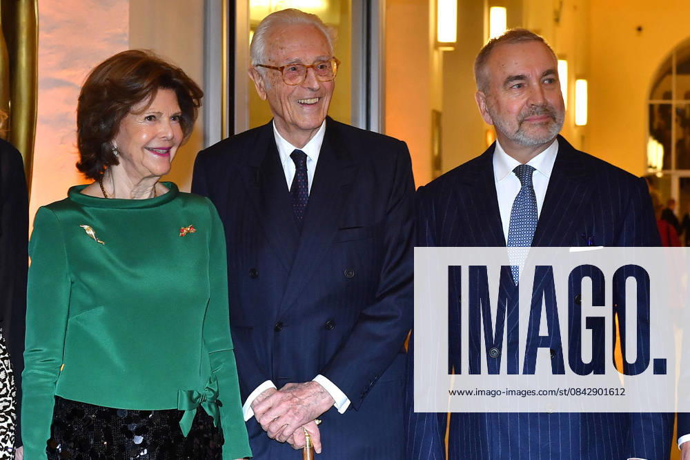 Queen Silvia of Sweden, Duke Franz of Bavaria and Thomas Greinwald at the 30 BMW Advent Benefit Concert 30 BMW Advent Benefit Concert in the Herkulessaal Residence on 16 12 2025 in Munich 30 BMW Advent Benefit Concert in Munich