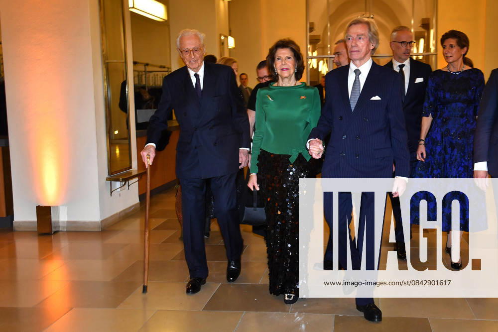 Queen Silvia of Sweden, Duke Franz of Bavaria and Leopold of Bavaria at the 30 BMW Advent Benefit Concert 30 BMW Benefit Advent Concert in the Herkulessaal Residence on 16 12 2025 in Munich 30 BMW Advent Benefit Concert in Munich