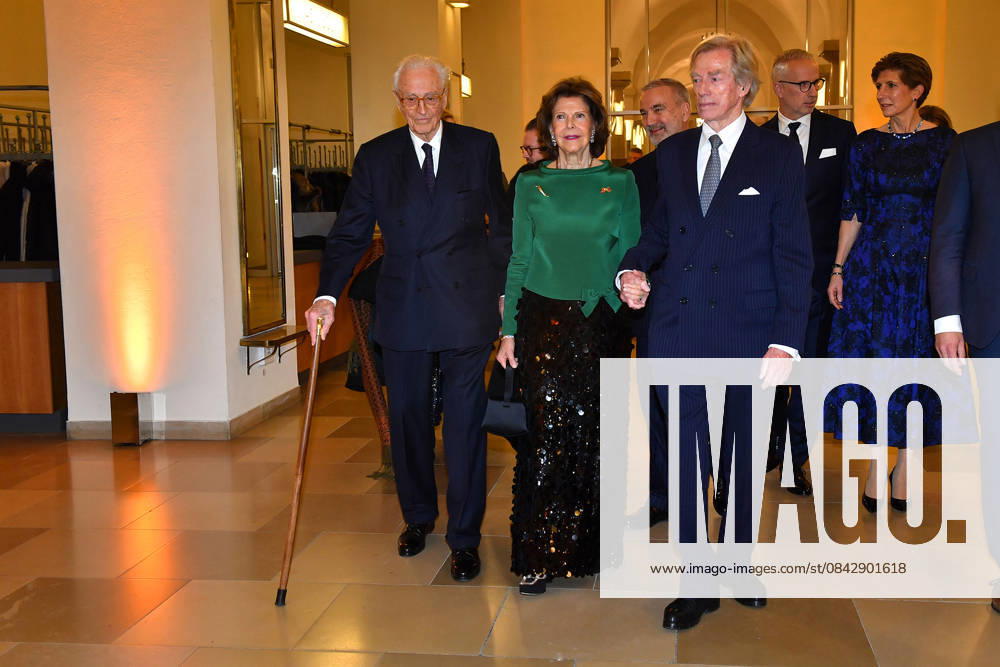 Queen Silvia of Sweden, Duke Franz of Bavaria and Leopold of Bavaria at the 30 BMW Advent Benefit Concert 30 BMW Benefit Advent Concert in the Herkulessaal Residence on 16 12 2025 in Munich 30 BMW Advent Benefit Concert in Munich