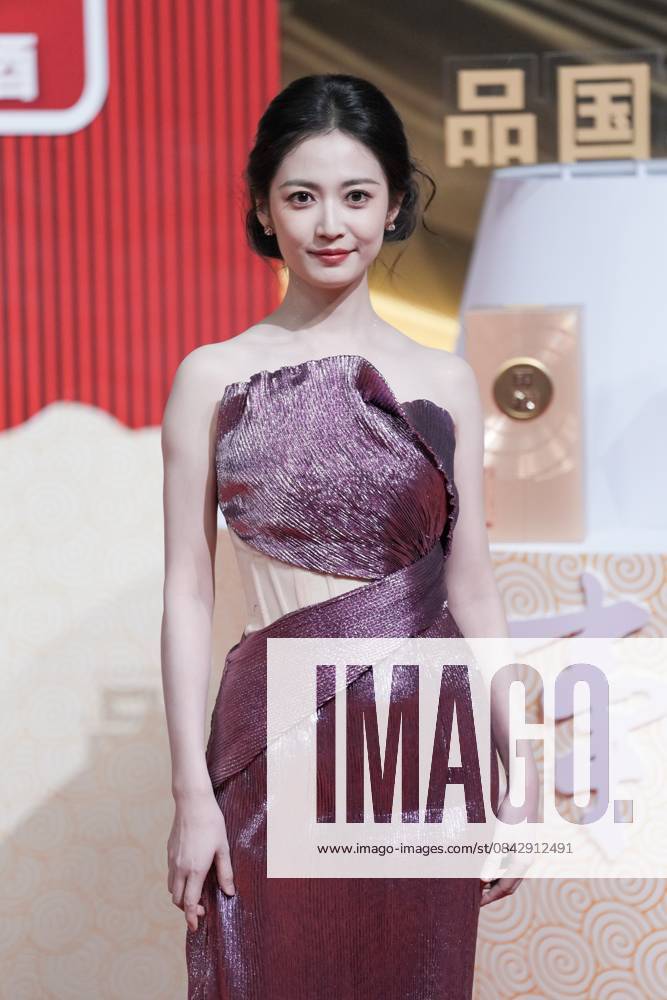 Actress Chen Yuqi arrives at the red carpet of the Domestic TV Series Ceremony (China TV Drama Awards) on December 16, 2025 in Langfang, Hebei Province of China.