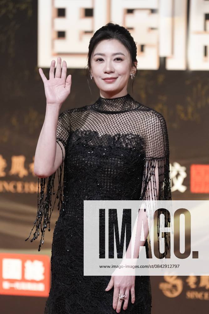 Actress Alyssa Chia Jingwen arrives at the red carpet of the Domestic TV Series Ceremony (China TV Drama Awards) on December 16, 2025 in Langfang, Hebei Province of China.