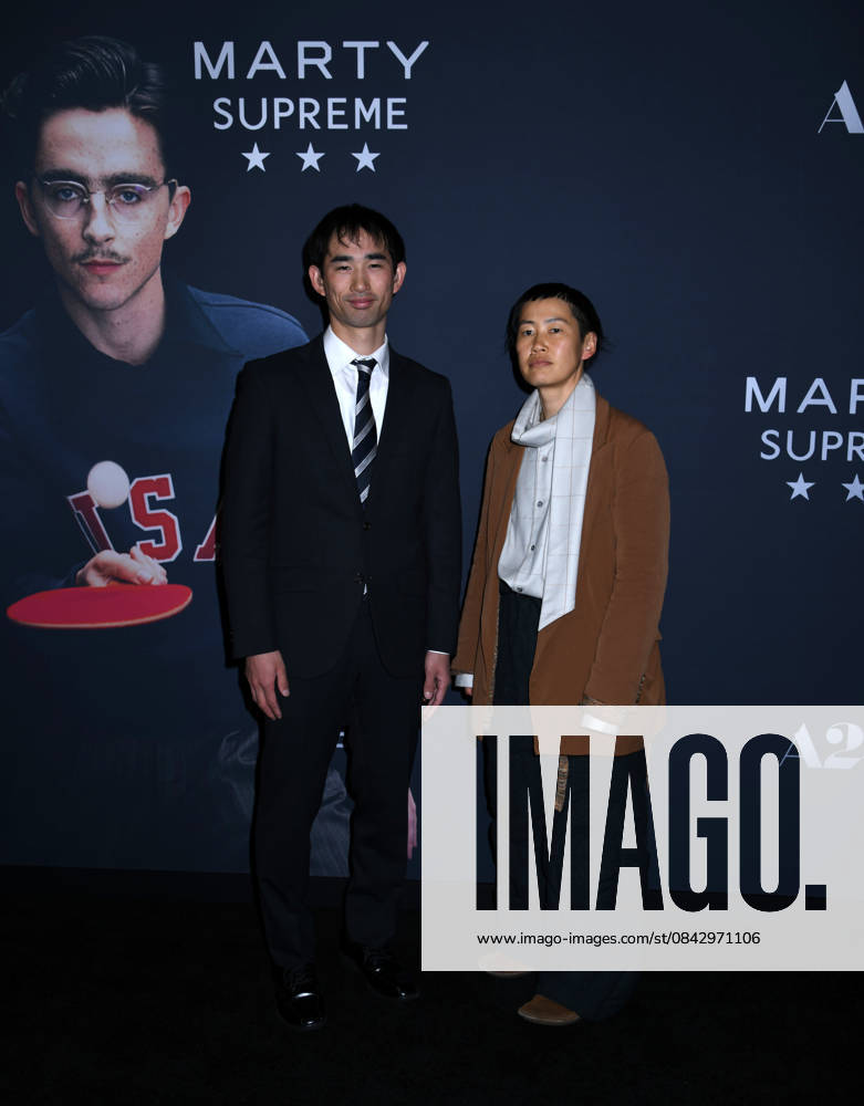 Koto Kawaguchi and Maiko Endo attend A24 s Marty Supreme New York Premiere. Held at Regal Times Square in New York. Zuma Press December 16, 2025. New York United States - ZUMAp281 20251216_zea_p281_276