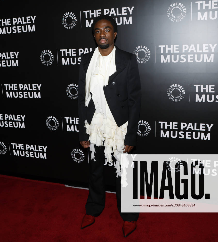 Caleb McLaughlin arrives on the red carpet at PaleyLive s Stranger Things - The Final Season Celebration at The Paley Museum on Thursday, December 18, 2025 in New York City. NYP20251218221 JOHNxANGELILLO