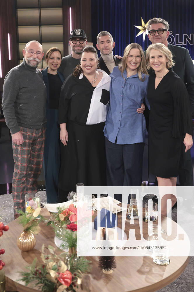 Horst Lichter, Carina Raddatz, Mark Forster, Meltem Kaptan, Micky Beisenherz, Franca Cerutti, Hans Sigl and Susan Link at the recording of the WDR talk show Kölner Treff at WDR Studio BS 3 Cologne, 18 12 2025 Foto:xR.xSchmiegeltx xFuturexImagex koelner_treff1812_5202