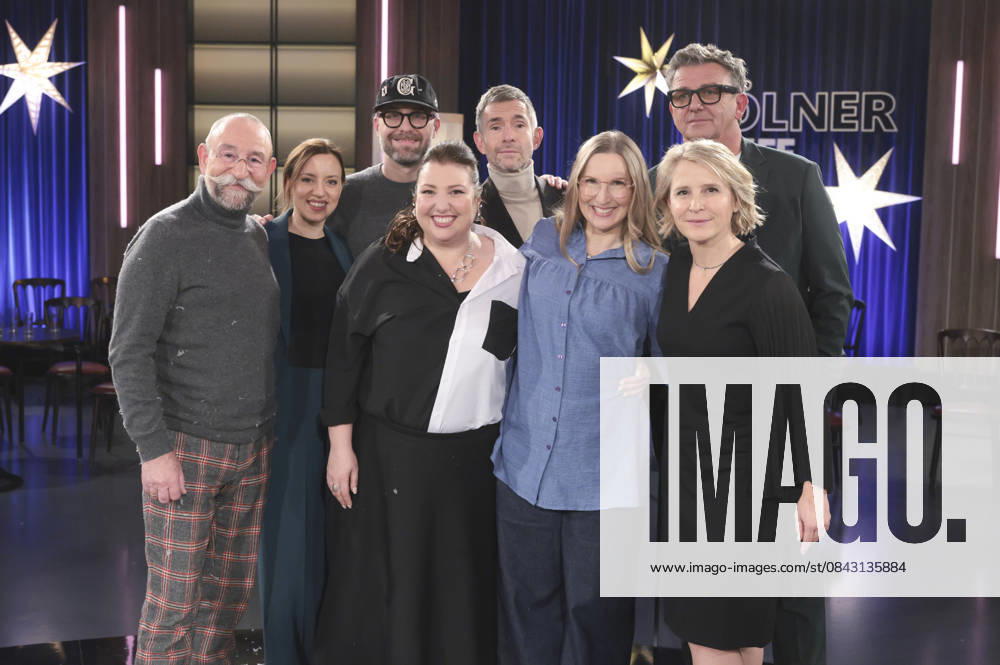 Horst Lichter, Carina Raddatz, Mark Forster, Meltem Kaptan, Micky Beisenherz, Franca Cerutti, Hans Sigl and Susan Link at the recording of the WDR talk show Kölner Treff at WDR Studio BS 3 Cologne, 18 12 2025 Foto:xR.xSchmiegeltx xFuturexImagex koelner_treff1812_5204