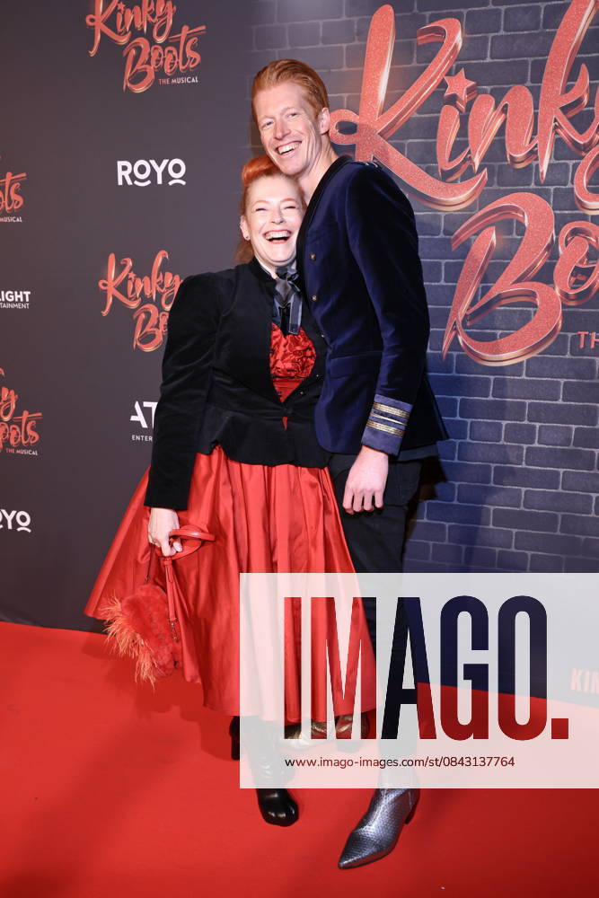 Enie van de Meiklokjes and Tobias St¾rbo, premiere of Kinky Boots The Musical, Admiralspalast, Berlin, Berlin