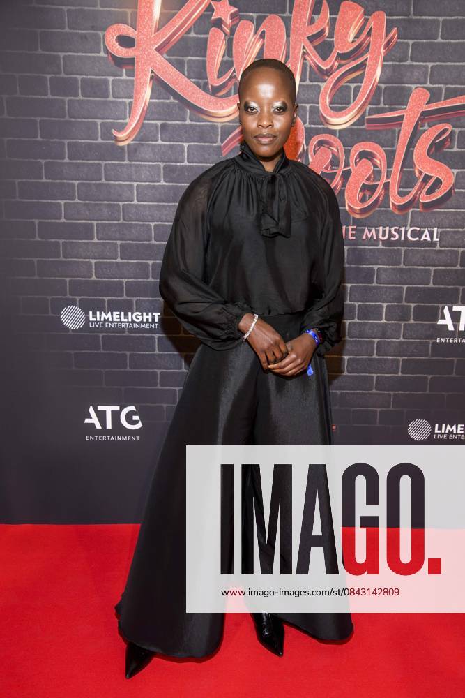 Abb Florence Kasumba on the red carpet at the premiere of Kinky Boots The Musical at Admiralspalast on 18 12 2025 in Berlin Berlin Germany