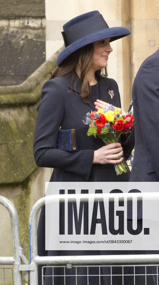 Commonwealth Day in London LONDON, UNITED KINGDOM - MARCH 12: The Duchess of Cambridge Catherine walks into the Dean s Yard in Westminster Abbey to attend a reception after celebrating Commonwealth Day in London on Monday March 12, 2018. London, City of Ingiltere. Editorial use only. Please get in touch for any other usage.