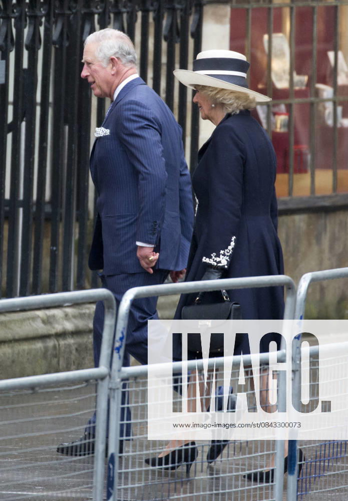Commonwealth Day in London LONDON, UNITED KINGDOM - MARCH 12: The Prince of Wales and The Duchess of Cornwall arrive to Westminster Abbey to attend a service accompanied by The Queen and members of the Royal Family to celebrate Commonwealth Day in London, United Kingdom on Monday March 12, 2018. London, City of Ingiltere. Editorial use only. Please get in touch for any other usage.