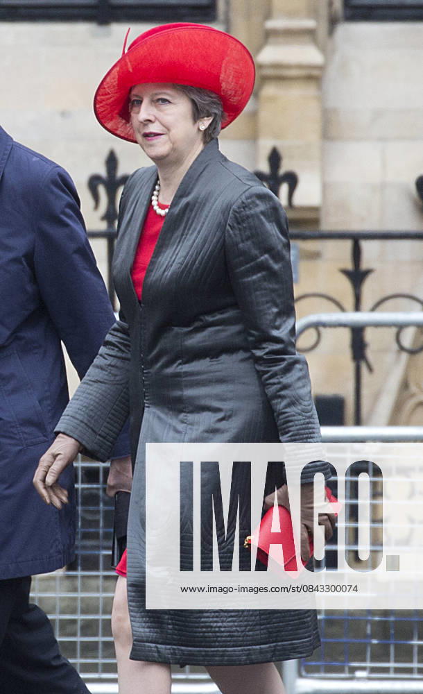 Commonwealth Day in London LONDON, UNITED KINGDOM - MARCH 12: British PM Theresa May arrives to Westminster Abbey to attend a service accompanied by The Queen and members of the Royal Family to celebrate Commonwealth Day in London, United Kingdom on Monday March 12, 2018. London, City of Ingiltere. Editorial use only. Please get in touch for any other usage.