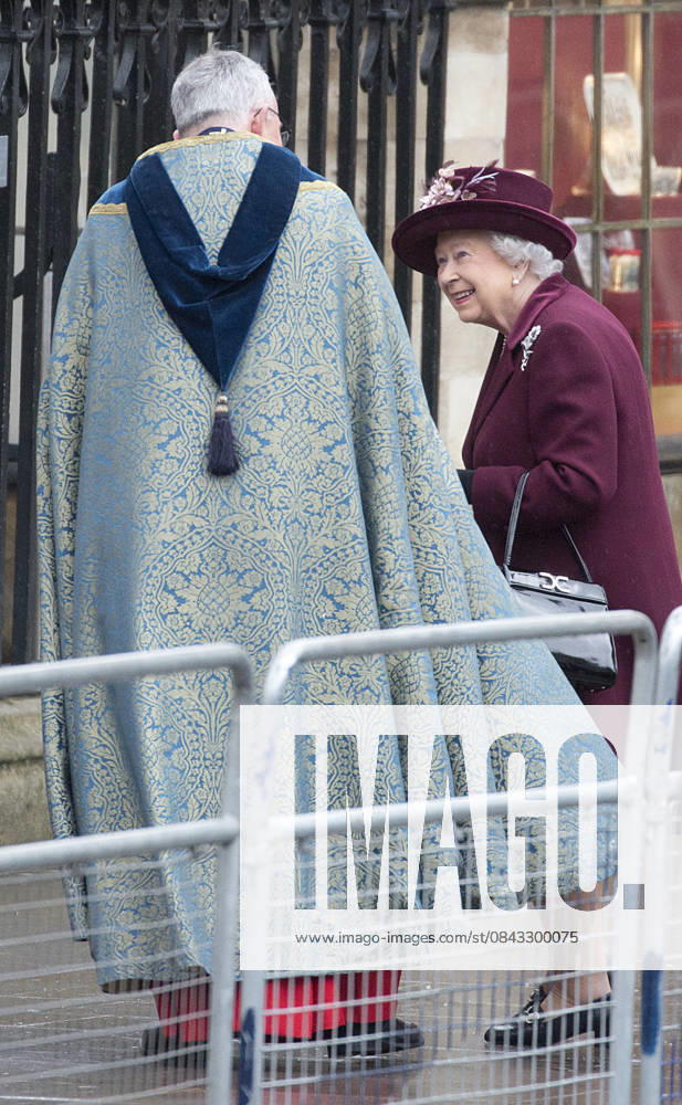 Commonwealth Day in London LONDON, UNITED KINGDOM - MARCH 12: Queen Elizabeth II arrives to Westminster Abbey to attend a service accompanied by members of the Royal Family to celebrate Commonwealth Day in London, United Kingdom on Monday March 12, 2018. London, City of Ingiltere. Editorial use only. Please get in touch for any other usage.