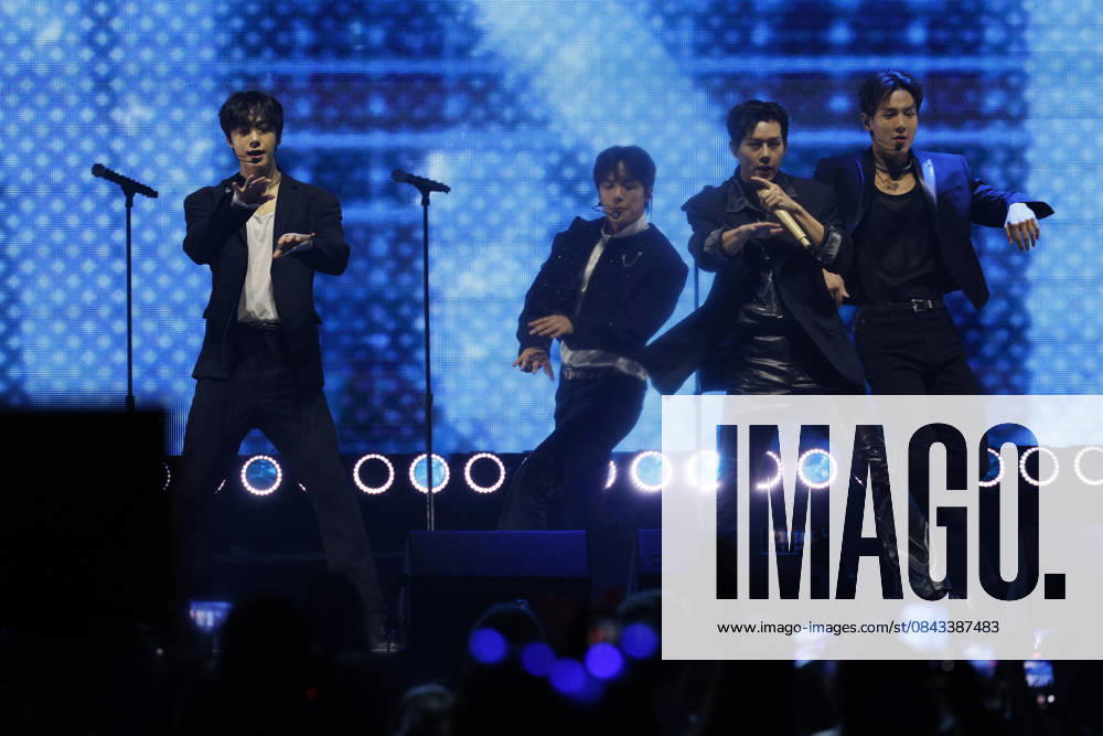 Monsta X performs at the Y100 s iHeartRadio Jingle Ball 2025 show at the Kaseya Center in Miami, Florida, on Saturday, December 20, 2025. MIA20251220105 GARYxIxROTHSTEIN