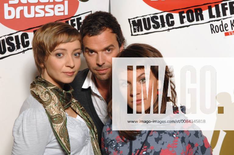 - BRUSSELS, BELGIUM: Studio Brussel radio presenters Sofie Lemaire, Tomas De Soete and Siska Schoeters, at the kick off, of Stubru s yearly charity project Music For Life , at the VRT, on Monday 01 December 2008. The three radio presenters will live in a glass house in Gent from 19 till 24 December 2008, presenting non-stop request radio and raising money, to help projects of the Red Cross, concerning women and children on the run. MARCxGYSENS x11427268x