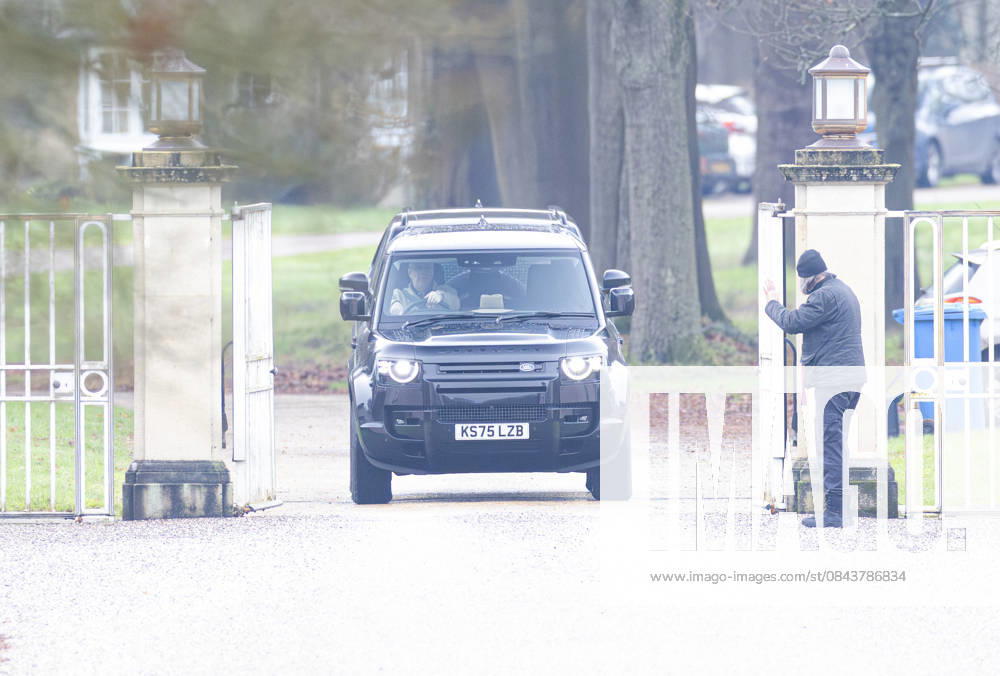Andrew Mountbatten Windsor 21 12 2025 Andrew Mountbatten Windsor drives from Royal Lodge to Windsor Castle