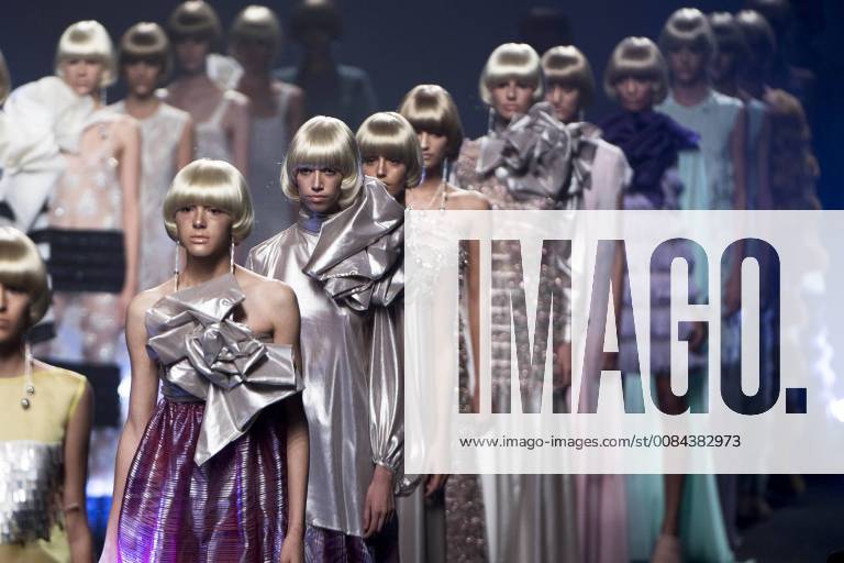 Models at the Duyos Fashion Show at the Mercedes Benz Fashion Week Madrid Spring Summer 2019 at the Ifema Madrid 10 07 2018 Duyos Models Foto:Fotografosx xFuturexImage