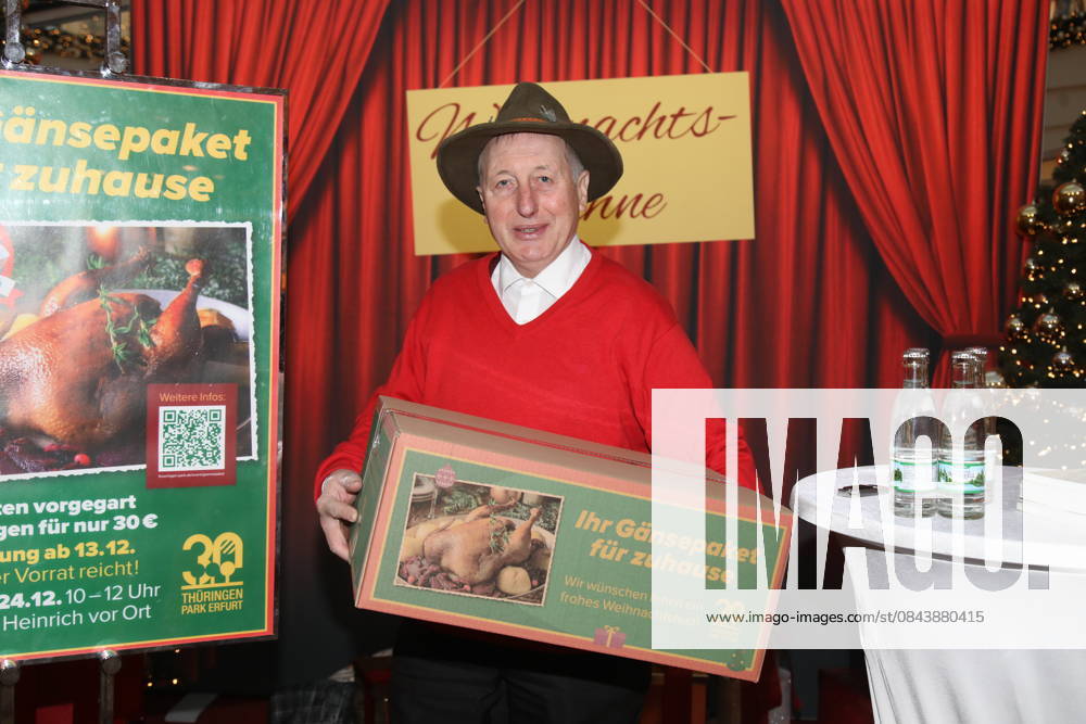 Shepherd Heinrich Heinrich Gersmeier at a promotional appearance and autograph session in Thüringen Park Erfurt